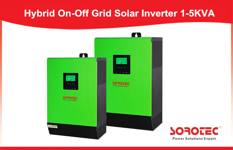 On Off grid power inverter , Hybrid DC / AC high power inverter for Solar Power System