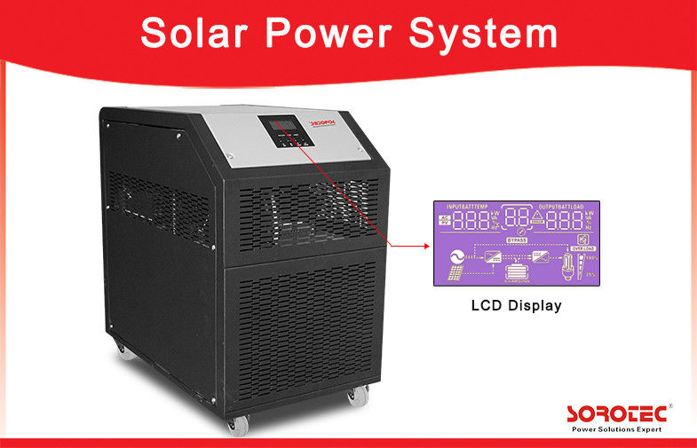 6kW Pure Sine Wave Solar Power Inverter System With LCD Display 230VAC 50 / 60Hz